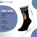 Generic Hot Dog Gobble Socks Unisex Half Calf White Polyester Print