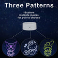 3D Cat Night Light for Kids Room LMHmlylf 16 Colors Remote Touch Lamp Gift