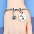 DlaeKua Silver Inspirational Bracelets for Women Motivational Quotes Gift