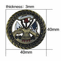 Army Air Force 1775 Bronze Challenge Coin Military Honor Collectible
