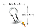 WJSYSHOP Angle Grinder Shape Cookie Cutter Stainless Steel Silver