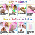 SINBEE Mermaid Foil Number Balloon 40in #9 Birthday Decoration Girls