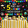 AIBIIN 7x5ft 5th Grade Graduate Backdrop Black Polyester Photography