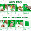 SINBEE 40 Inch Dark Green Number 2 Mylar Foil Balloon Party Decoration