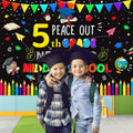 AIBIIN 7x5ft 5th Grade Graduate Backdrop Black Polyester Photography