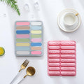 PROVIVID 2 Pack Silicone Mold Chocolate Stick Energy Bars Pink Blue Reusable