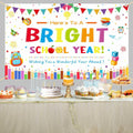 AIBIIN Back to School Photography Backdrop Black 70.8x43.3in Polyester