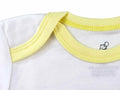 HippoHugs Organic Cotton Baby Sleeveless Footless Romper Yellow Bunny Size 3-6M