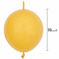 Mccalwell Lemon Yellow 10 Inch Latex Balloons 70pcs with 32ft Ribbon