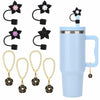 Xyntara Silicone Straw Covers for Stanley 40oz Cups Christmas Style 8pcs