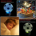 Ticent Soccer 3D Illusion Night Light 7 Color Touch Switch Plastic 5V