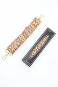 LoZoDo Adjustable Wide Crossbody Purse Strap Gold Hardware 52in Size 52in