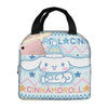 Tamkuaph Insulated Lunch Bag Blue Polyester 8x5.11in Reusable Picnic Travel
