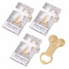 Tough Guy Heavy Duty Zinc Alloy Bottle Opener 3 Pack Gold
