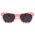 COASION Baby Sunglasses Polarized Flexible Strap Infant 0-12M Pink Grey