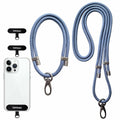 SeHwan 2-Piece Phone Lanyard Set Neck & Wrist Strap Pink Polyester Fashion