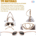 COASION Baby Sunglasses Polarized Flexible Strap Infant 0-12M Pink Grey