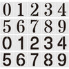 Duozea 4 Inch Number Stencils Set Plastic Reusable Templates for Painting