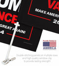 Ornament Collection Trump Vance 2024 Car Flag Window Clip Mount Kit USA