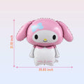 HKWRZK 2 Pcs Kawaii Cartoon Pink Foil Balloons Birthday Party Decor