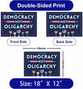 Lnyelxa Let's Go Taco Yard Sign Double Sided 18x12 Blue with Metal Stake