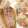 Zxvskr 8 Sets DIY 3D House Stickers Cartoon Colourful Convenience Fruit Flower