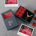 18K Gold Butterfly Necklace for Women Elegant Jewelry Gift Box Included