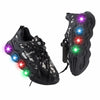 VRYUZHOU Children's Shining Party Sneakers Christmas Cartoon Black Size 7