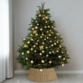 Rocinha Rattan Christmas Tree Collar 26" Rustic Farmhouse Style Seagrass Large