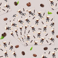CHUNNIN Espresso Martini Napkins 50 PCS Brown Pink Disposable Paper Party