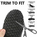 riemot Arch Supports Orthotics Sport Shoe Insoles 2 Pairs Grey Size US14/EU47