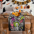 Halloween Table Runner Black Seasonal Party Decor 13x72 Inch