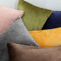 LeFadrie Chenille Pillow Covers Pack of 2 18x18 Midnight Sail Fade-Resistant