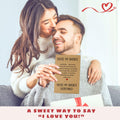 Pawzity Anniversary Card for Couple Hearts Pattern 5.3x8in Single Folded Card