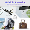Artmosphere Taurus Zodiac Crystal LED Keychain Color Changing Transparent
