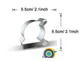 WJSYSHOP Stainless Steel Cookie Cutter Cutting Machine Shape Silver