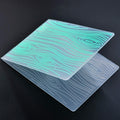 DDOUJOY Plastic Embossing Folders Brick Wall Stripe Arrow 4pcs