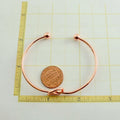 Unbranded Stainless Steel Love Knot Infinity Bracelet Cuff Open Bangle 2pc