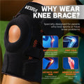 VESIRA Knee Brace Patellar Tendon Support Compression Sleeve Black