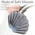 Generic YGB Silicone Self-Draining Soap Box Milky White Bathroom Holder