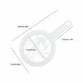 Sasha 3pcs Fine Nylon Mesh Strainer Set 100/200/400 Filter Spoon Sieve