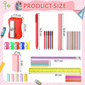 Feifeiya 240 Pcs Operation Christmas School Supplies Bulk Set Pen Ruler