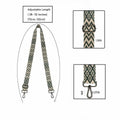 Purse Strap Adjustable Crossbody Replacement Wide Shoulder Strap Gunmetal
