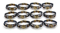 vmcoatdu Leo Zodiac Alloy Leather Braided Rope Bracelet 7.9in Brown