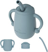 [Like New] Cuddle Campus Silicone Baby Training Cup 4 Oz Boothbay Gray