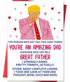 ACHICGIRL Funny Birthday Card for Dad Humor from Son Daughter Color ACH-123