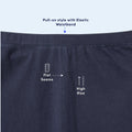 French Toast Girls Adaptive Skinny Pant Leggings Pull-Up Lift Loops Navy Size S