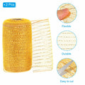 PATIKIL Decorative Mesh Ribbon Roll 5.9in x 10yd Pink 2pcs Classic Style
