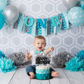 huizebaozhuang Zoo Birthday Party Cake Topper Double-Sided Black Cardboard