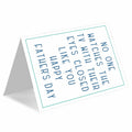 HEJOYN Father's Day Card for Dad Grandpa Husband Cute TV Joke Design